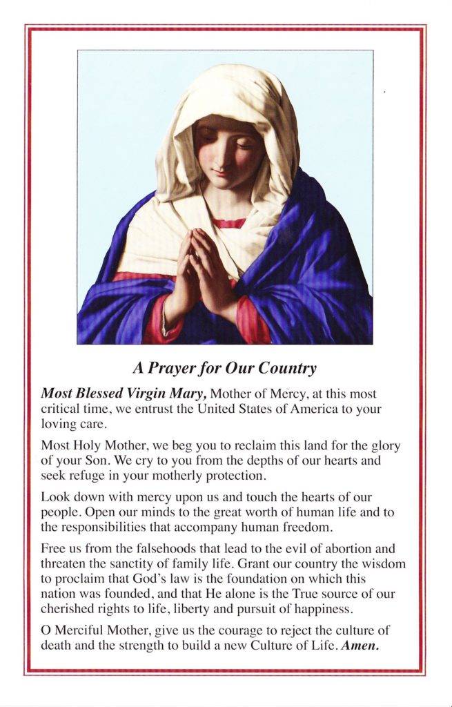 Prayer for Our Country - Diocesan Rosary Congresses