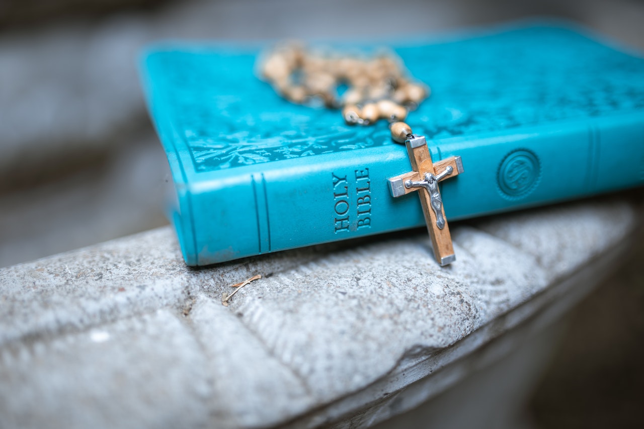 Holy Rosary and Holy Bible
